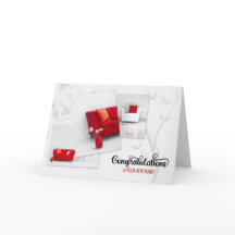 Immobilienmakler Gratulation zur neuen Heimat in m