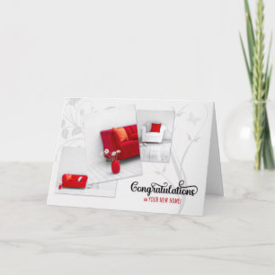 Immobilienmakler Gratulation zur neuen Heimat in m Karte