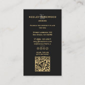 Immobilienmakler Immobilien Makler Elegantes Schwa Visitenkarte (Rückseite)