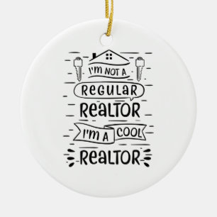 Immobilienmakler Keramik Ornament