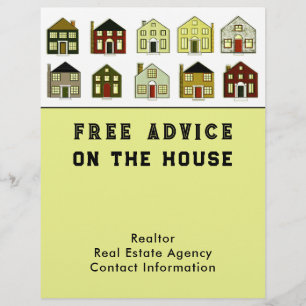 Immobilienmakler-Marketing Flyer