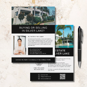 Immobilienmakler-Marketing-Flyer Flyer