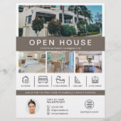 Immobilienmakler Open House Flyer (Vorne)
