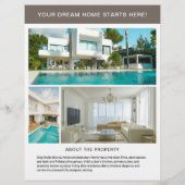 Immobilienmakler Open House Flyer (Hinten)