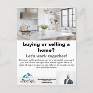 Immobilienmakler Postkarte