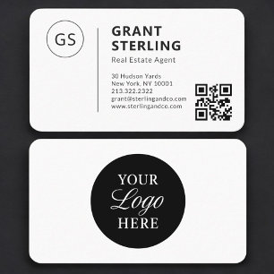 Immobilienmakler-QR-Code-Logo Professionell Visitenkarte