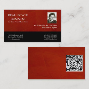Immobilienmakler QR Code Marsala Putz Visitenkarte