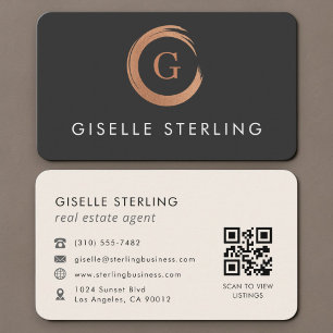 Immobilienmakler-QR-Code  Visitenkarte