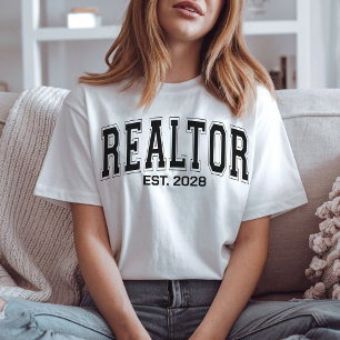 Immobilienmakler-Shirt, Personalisiertes Geschenk  T-Shirt