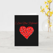 Immobilienmakler Valentinstag Shirt Ich liebe Ihre Karte (Gelbe Blume)