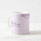 Immobilienmaklerin Pink Kaffeetasse (Vorderseite Links)