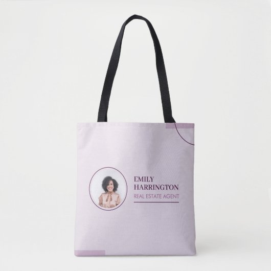 Immobilienmaklerin Pink Tasche (Vorderseite)