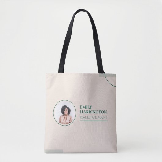 Immobilienmaklerin Sand Tasche (Vorderseite)