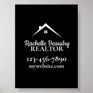 Immobilienmarketing Benutzerdefinierter Makler Poster
