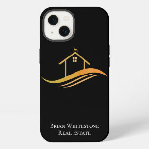 Immobilienunternehmen Modern Chic Gold Schwarz Imm iPhone 13 Hülle