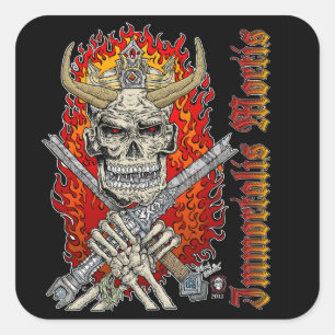 Immortalis Mortis Immortal Aufkleber für den Tod a