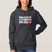 Immunbeeinträchtigtes hohes Risiko Bitte Bleibe zu Hoodie (Vorderseite)