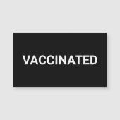 Immunisierter, Schwarz-weißer, anpassbarer Magnet (Vorderseite)