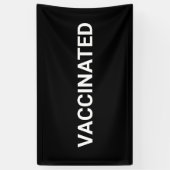 Immunisiertes, Schwarz-weiß anpassbares Banner (Vertikal)