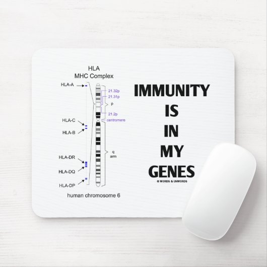 Immunität ist in meinen Genen Mousepad (Mit Mouse)