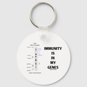 Immunität ist in meinen Genen Schlüsselanhänger
