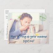 Immunitätspostkarte Postkarte (Vorne/Hinten)