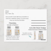 Immunitätspostkarte Postkarte (Rückseite)