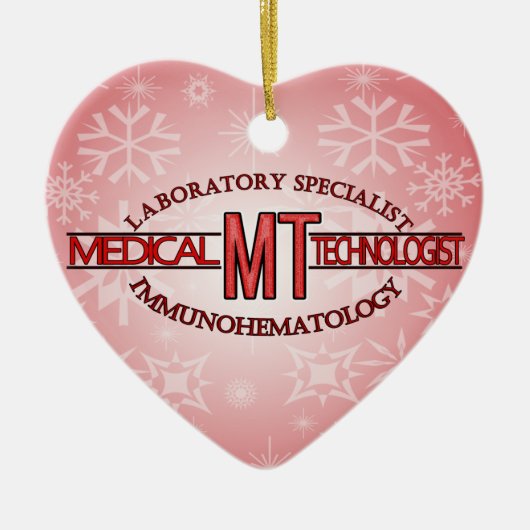 IMMUNOHEMATOLOGY SPEZIALISTEN-M.Ü. MEDIZINISCHES KERAMIKORNAMENT (Vorne)