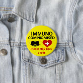Immunokompromittiert - Bleibe Back Button (Beispiel)