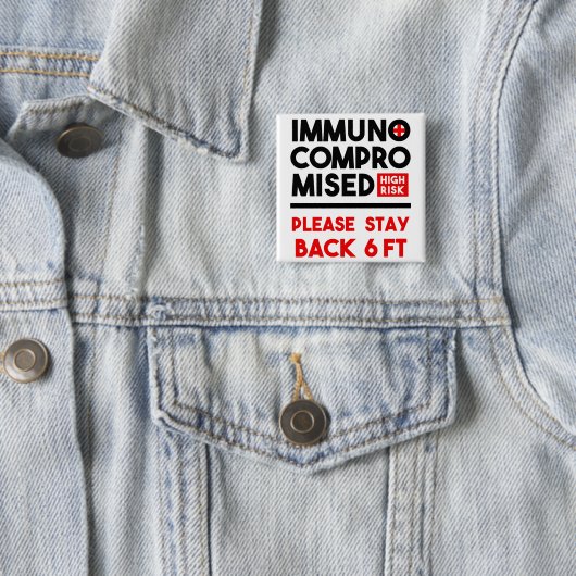 Immunokompromittiertes Button mit hohem Risikobewu (Beispiel)