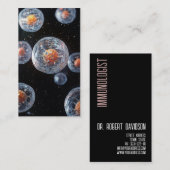 Immunologe Allergist Doctor Medical Modern Bold Visitenkarte (Vorne/Hinten)