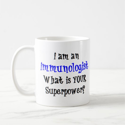 Immunologe Kaffeetasse (Links)
