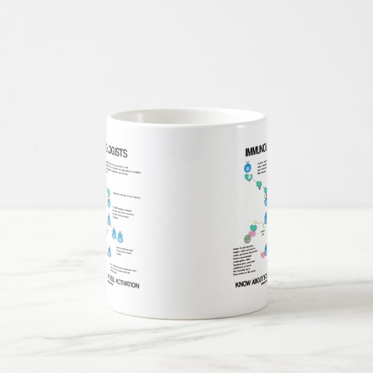 Immunologen kennen die T-Zell-Aktivierung Kaffeetasse (Mittel)