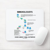 Immunologen kennen die T-Zell-Aktivierung Mousepad (Mit Mouse)