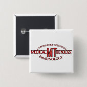 IMMUNOLOGIESPEZIALIST MT MEDIZINTECHNOLOGIST BUTTON (Vorne & Hinten)