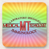 IMMUNOLOGIESPEZIALIST MT MEDIZINTECHNOLOGIST GETRÄNKEUNTERSETZER (Vorderseite)