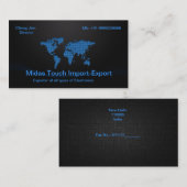 Imort-Export/global Visitenkarte (Vorne/Hinten)