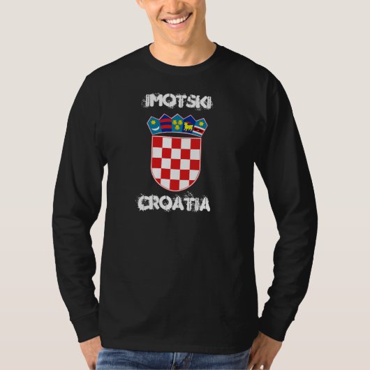 Imotski, Kroatien mit Wappen T-Shirt (Vorderseite)