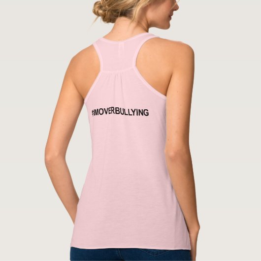 #IMOVERBULLYING #NotPregnant Tank Top (Rückseite)
