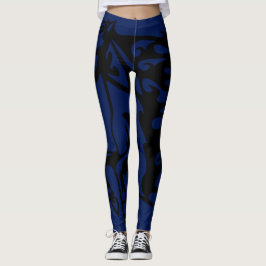 Impact Blue Pony Horse Hallion Bronco Kunstvoll wa Leggings