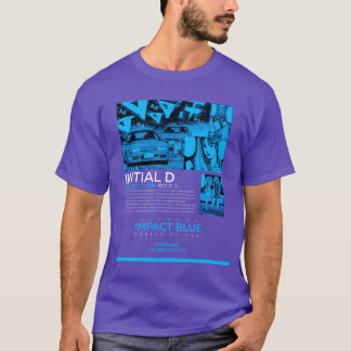 Impact Blue Street bekleidet Merch T-Shirt