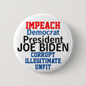 Impact Demokratische Präsidentin Biden Button (Vorderseite)
