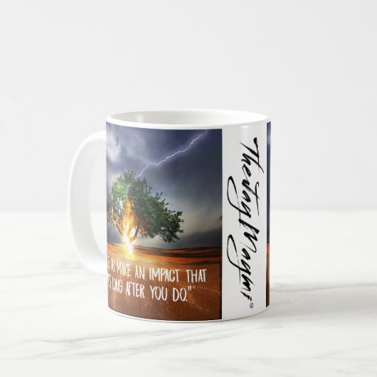 "Impact" Kaffeepause Tasse (Vorderseite Links)