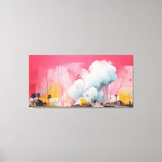 Impact No.06 - Abstract Patchwork Art Collection Leinwanddruck