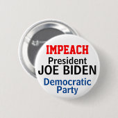 Impact Präsident Biden Democratic Party Button (Vorne & Hinten)