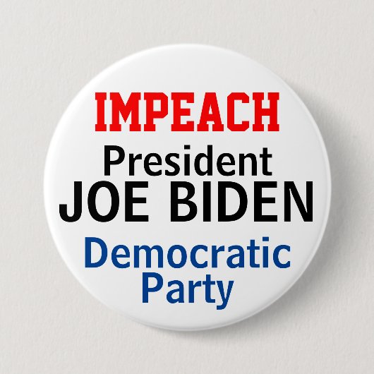 Impact Präsident Biden Democratic Party Button (Vorderseite)