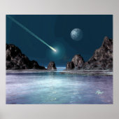 IMPACT SciFi Retro Space Art Poster (Vorne)