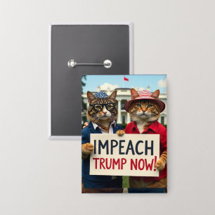 Impact Trump Cat politisch Button