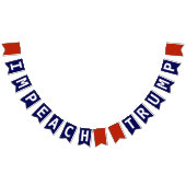 Impact Trump Red White Blue Wimpelkette (Alle)