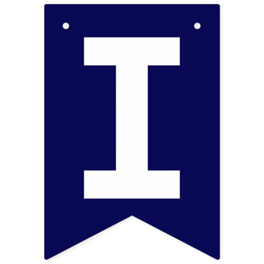 Impact Trump Red White Blue Wimpelkette (Zweite Fahne)